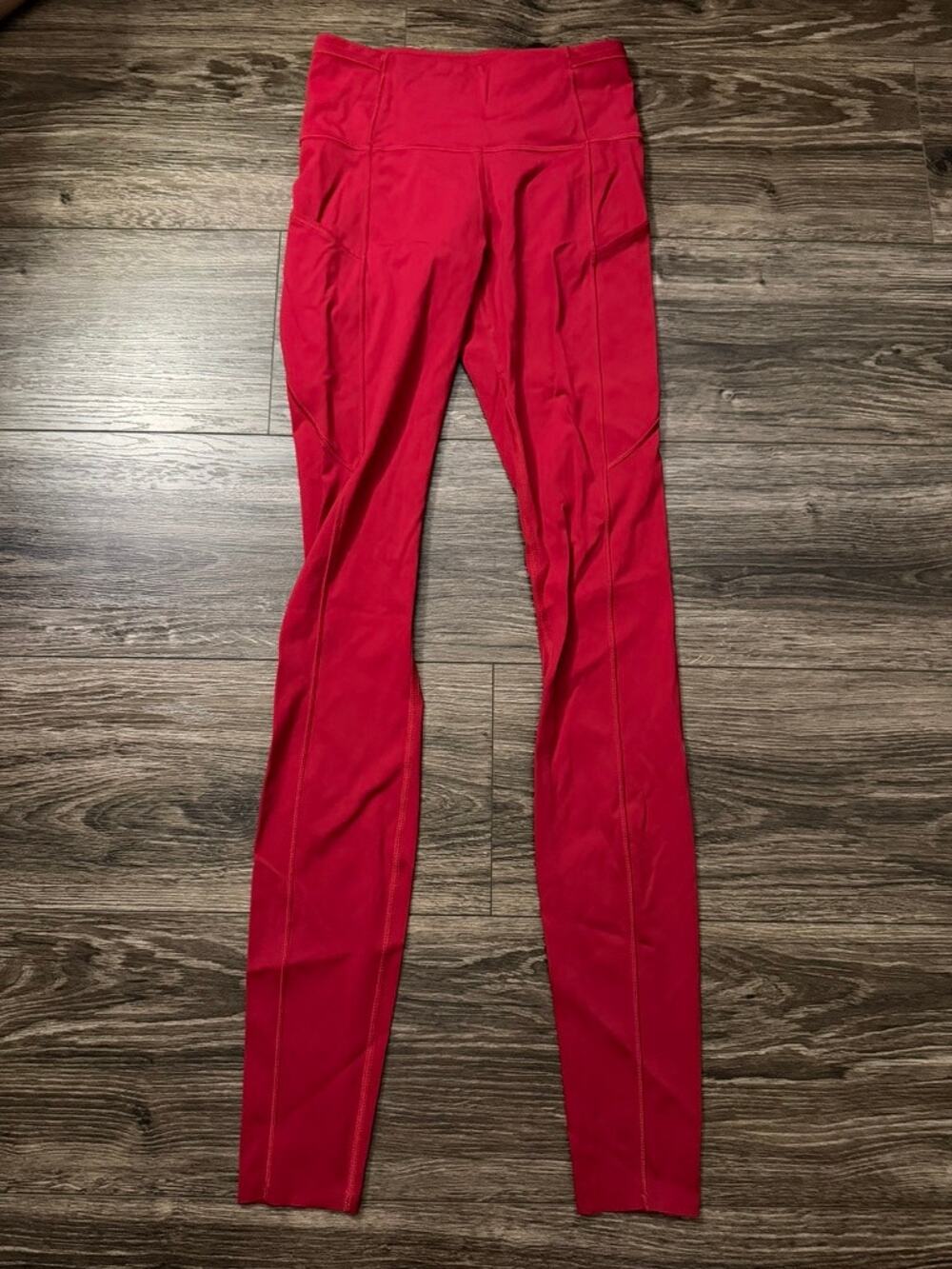 Lululemon Fast and Free Tight 31" *Non-Reflective Dark Red size 4